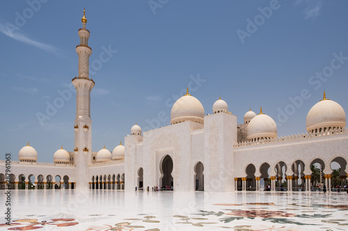 Sheikh Zayed Grand Mosque. Abu-Dhabi, UAE. May 2019