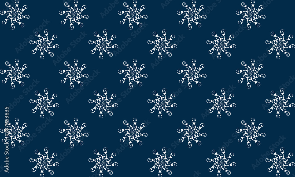 Snowflakes Pattern Design Snowflakes Pattern Design