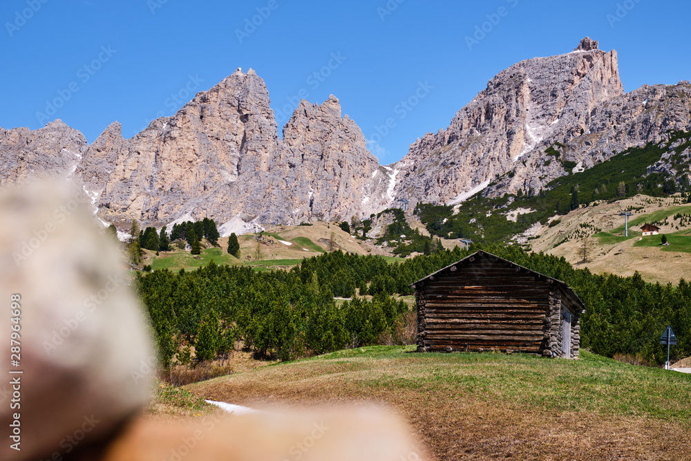 Mountain landscape South Tirol in summer