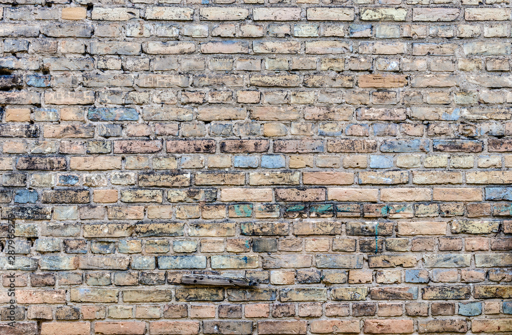 Fototapeta premium Stary mur z cegły.