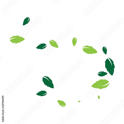 Logos of green leaf ecology nature element vector icon