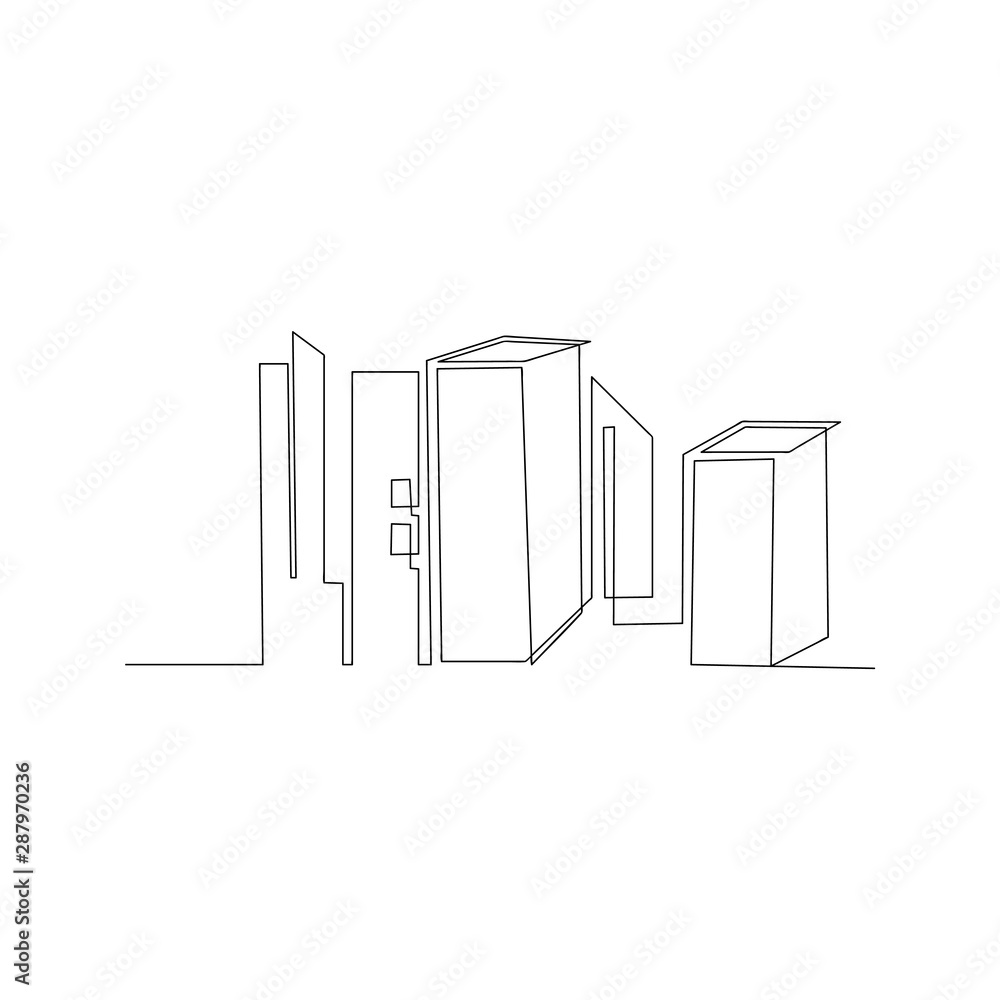 continuous line drawing of house. isolated sketch drawing of house line concept. outline thin stroke vector illustration continuous line drawing of house. isolated sketch drawing of house line concept. outline thin stroke vector illustration