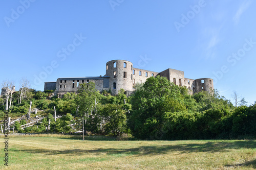 The landmark Borgholm Castle in Sweden