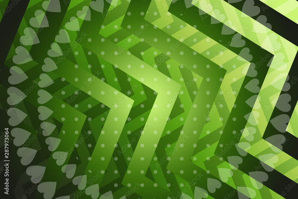 Naklejka premium abstract, green, pattern, texture, light, blue, wallpaper, design, illustration, digital, color, art, line, motion, wave, graphic, technology, backdrop, image, curve, yellow, decoration, shape, metal