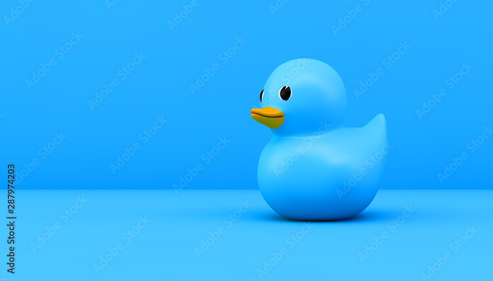 blue rubber duck blue rubber duck