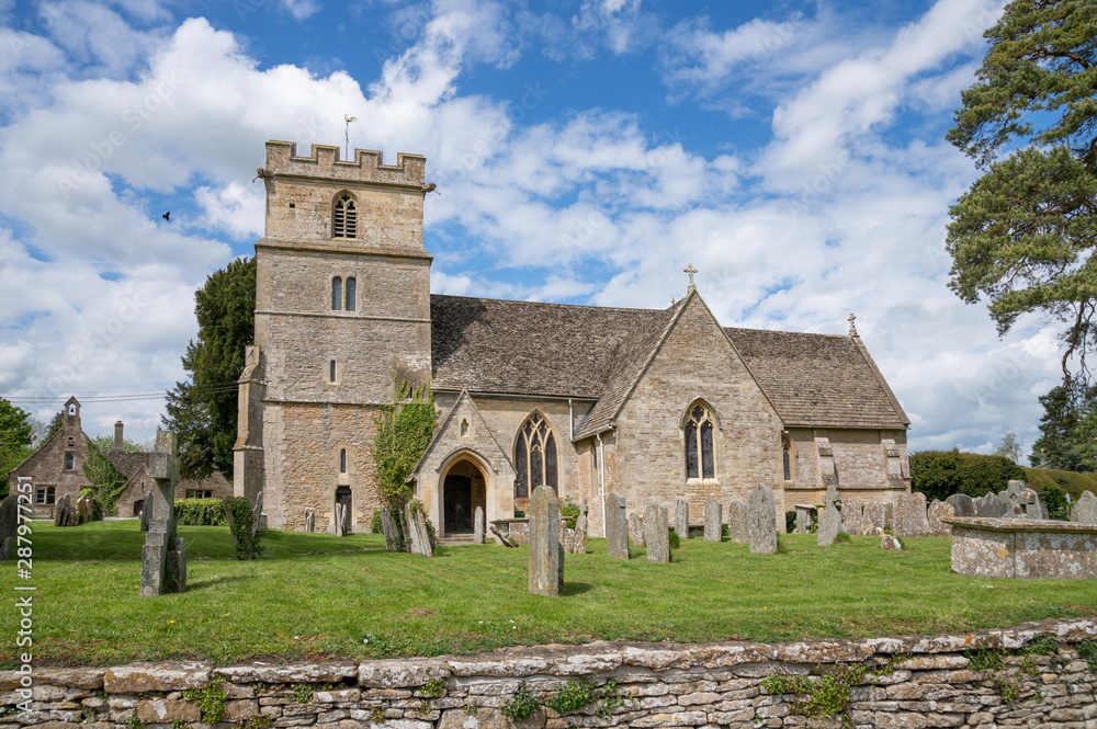 St John The Baptist Parish Church at Latton, Wiltshire, United Kingdom