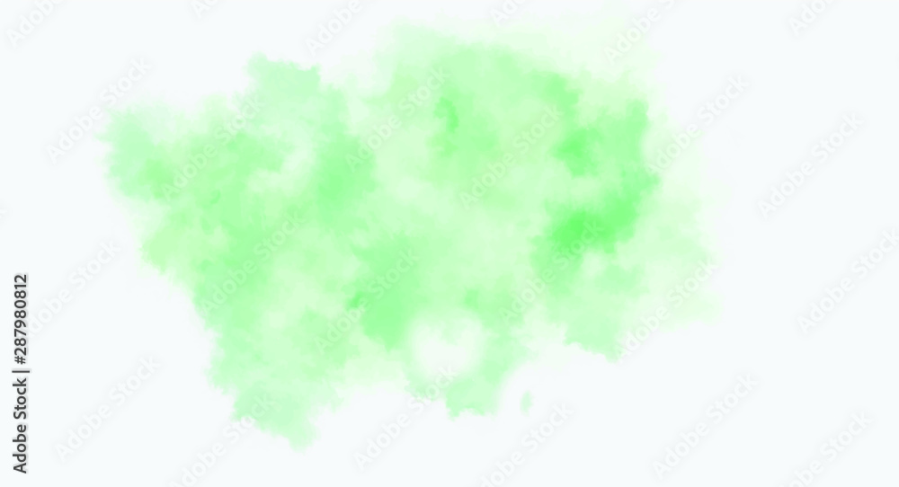 Obraz premium Green watercolor background for your design, watercolor background concept, vector.