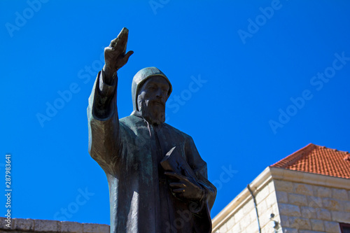 Saint Statue - Saint's Church Lebanon. Saint Charbel church. photo