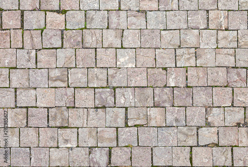 The old paving stone. Abstract background