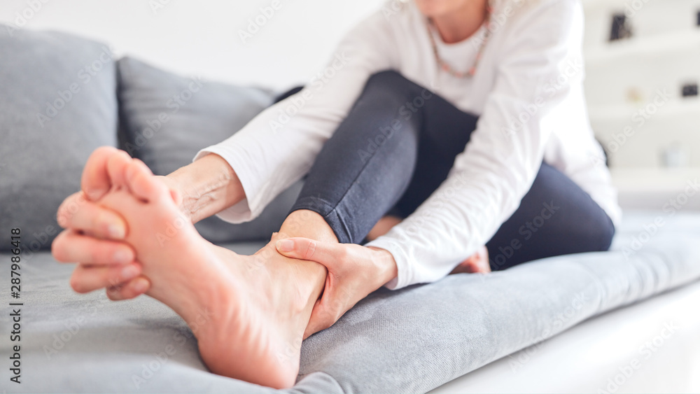 Problems with feet, joints, legs and ankles.