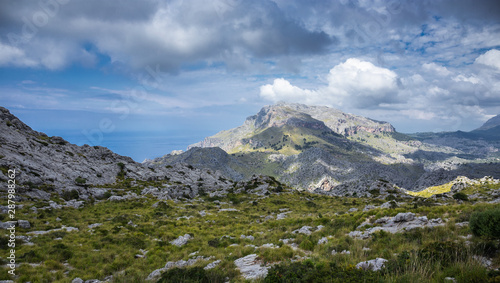 landscape of Sierra de Tramuntana, Mallorca, Spain