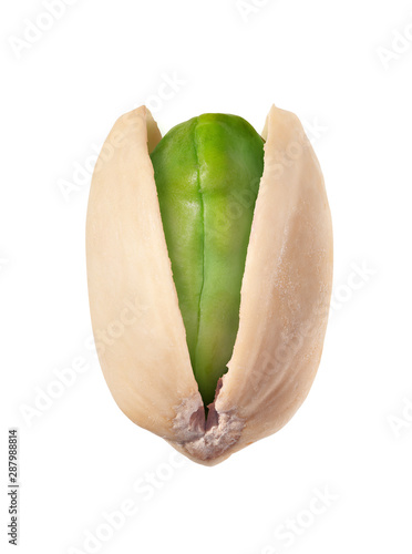 Wallpaper Mural Pistachio seed isolated on white backgorund Torontodigital.ca