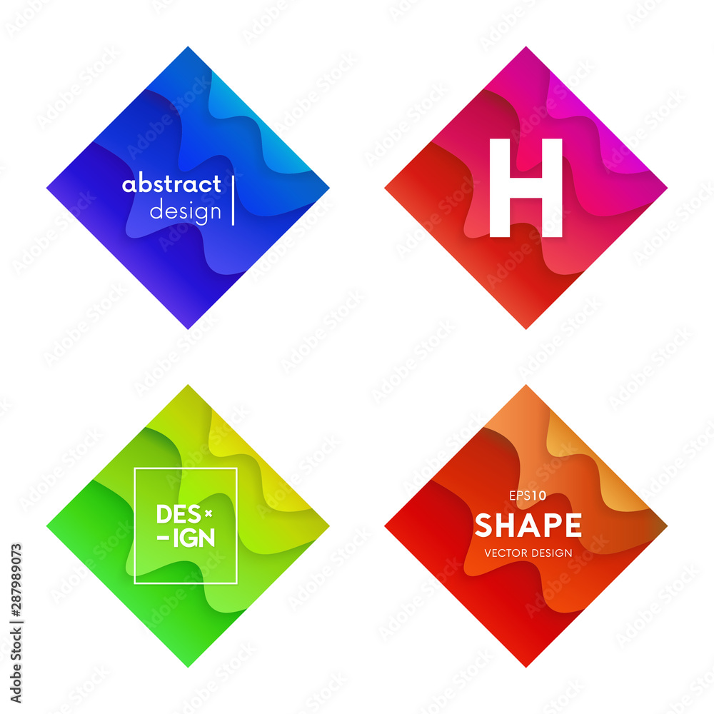 Trendy rhombus geometric shape. Trendy rhombus geometric shape.