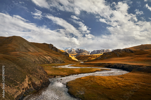 Mountain valley in Kyrgyzstan © pikoso.kz