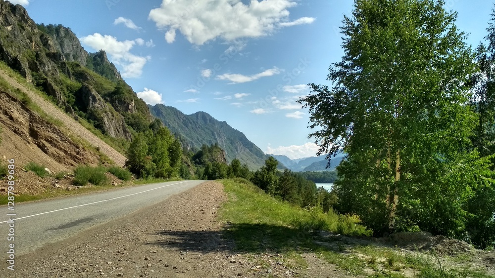 Altai road travel 2018