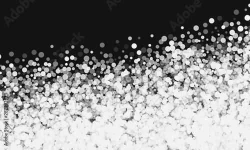 Abstract background of many circles of different sizes and different transparency. Vector