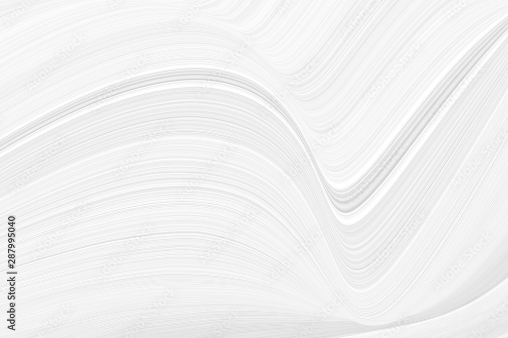Obraz premium White background 3 d with elements of waves in a fantastic abstract design, the texture of the lines in a modern style for wallpaper. Light gray template for wedding ceremony or business presentation.