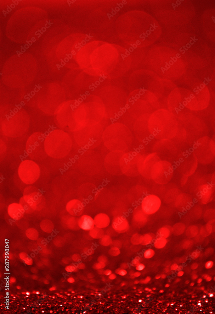 Red Shimmering Christmas Lights Background Red Shimmering Christmas Lights Background