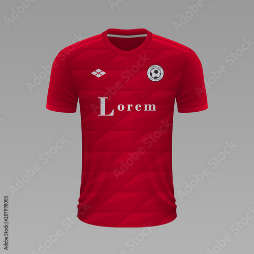 Realistic soccer shirt 2020