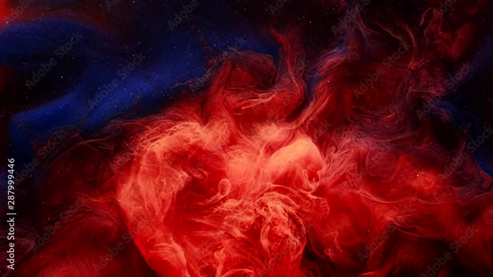 Smoke leak. Mysterious fire flames. Red navy blue glitter steam blending. Smoke leak. Mysterious fire flames. Red navy blue glitter steam blending.