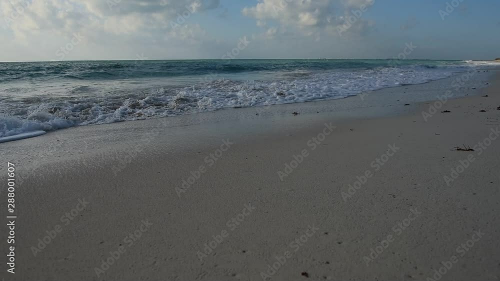 The coastline of white sand and rocks. Caribbean sea. The coastline of white sand and rocks. Caribbean sea.