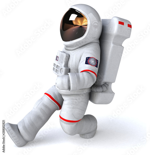 Fototapeta Naklejka Na Ścianę i Meble -  Astronaut - 3D Illustration