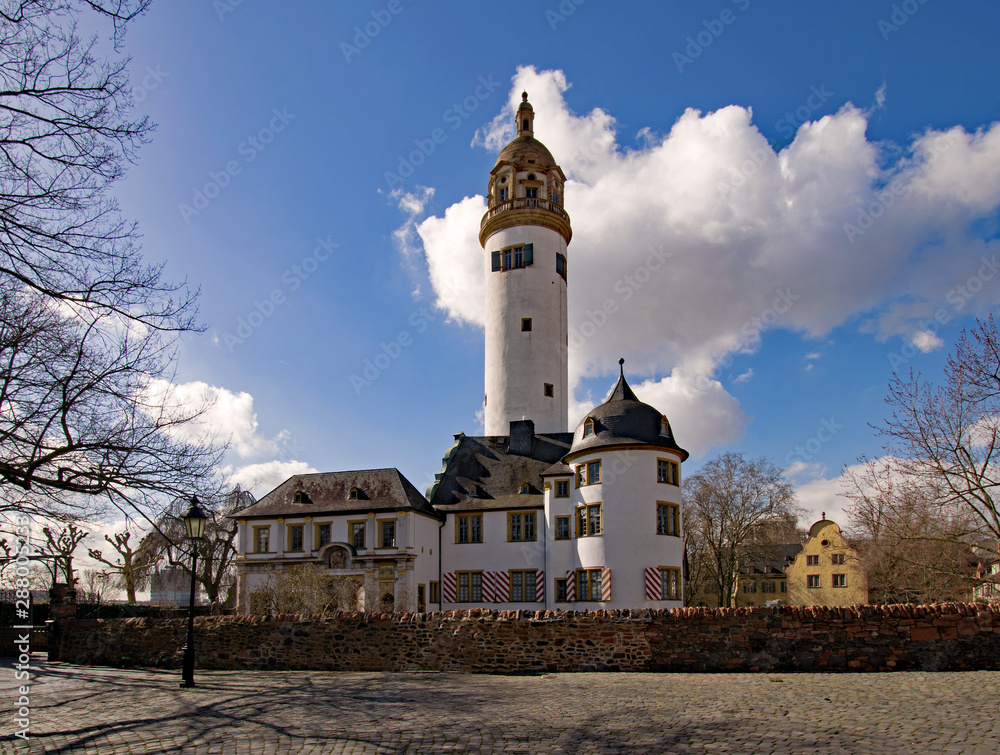 Das Höchster Schloss in Frankfurt am Main in Hessen, Deutschland