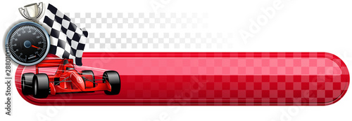 motorsport finishing banner