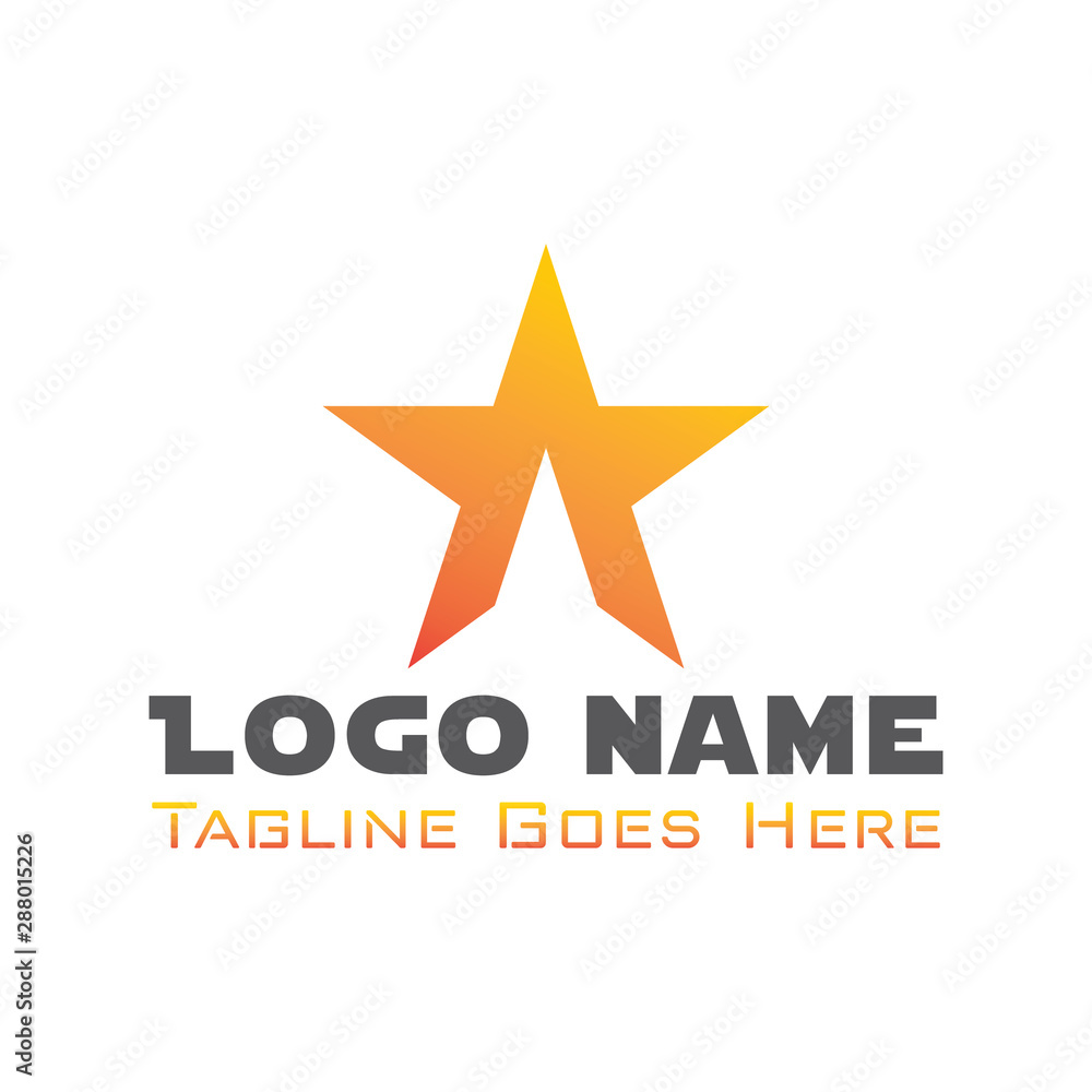 abstract Star logo abstract Star logo