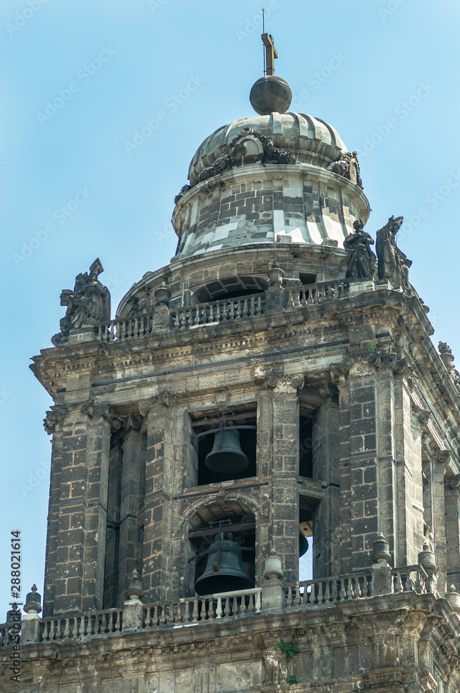 Mexico City Metropolitan Cathedral Bell Tower