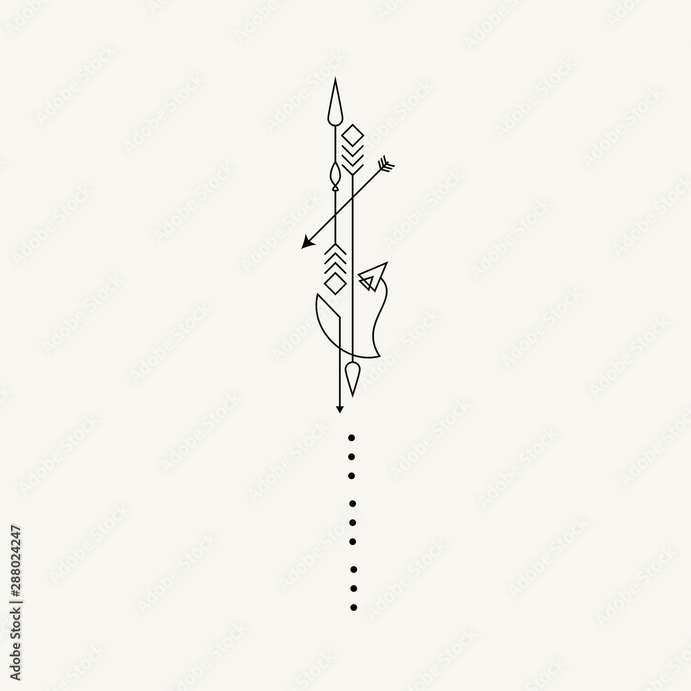 Line Dot Tattoo Design Line Dot Tattoo Design