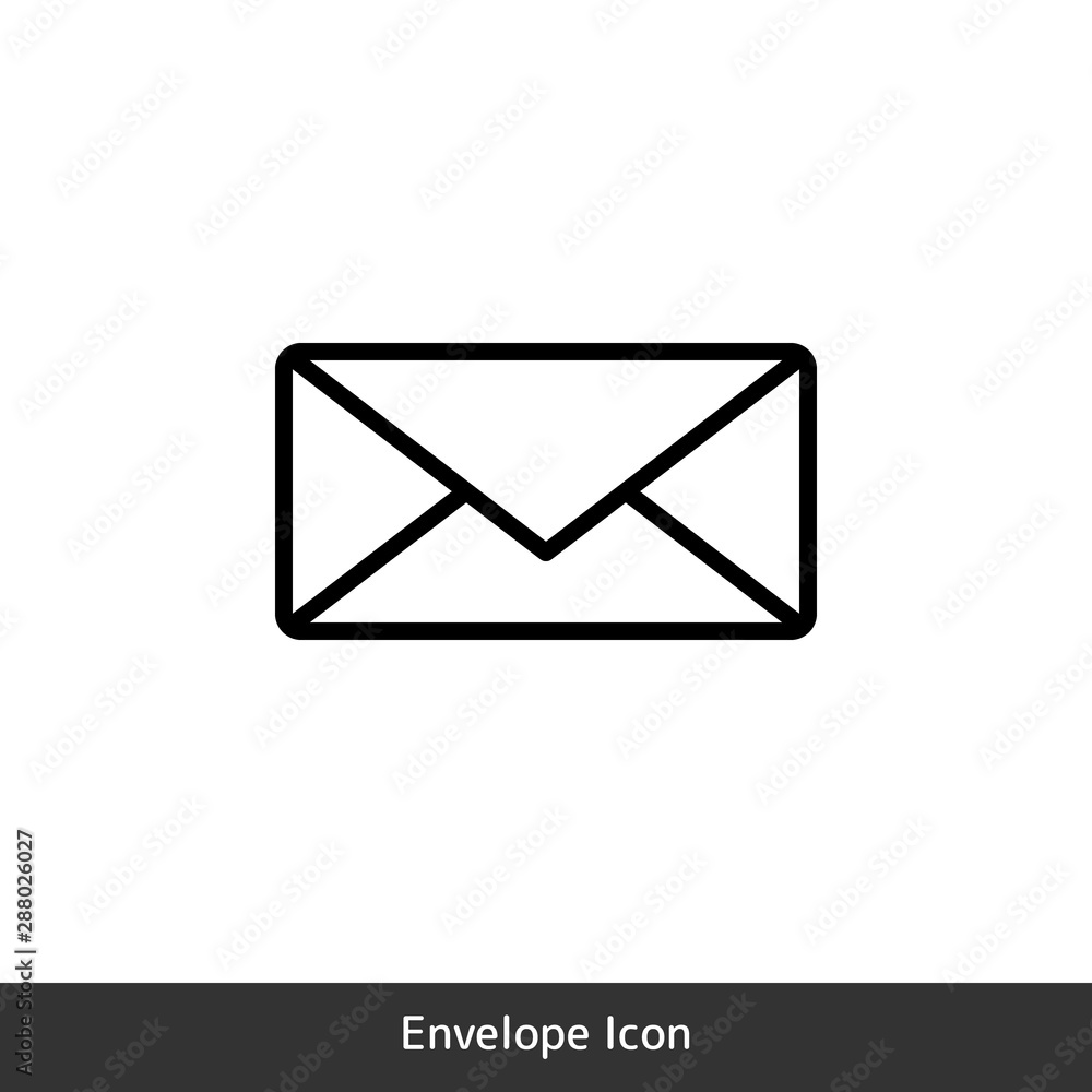Envelope Icon for the e-mail symbol Envelope Icon for the e-mail symbol