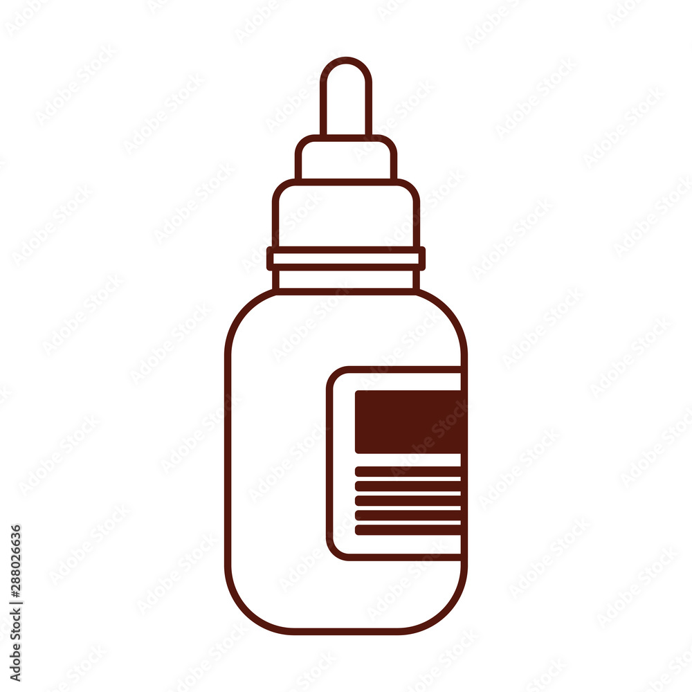 bottle drugs medicine isolated icon bottle drugs medicine isolated icon