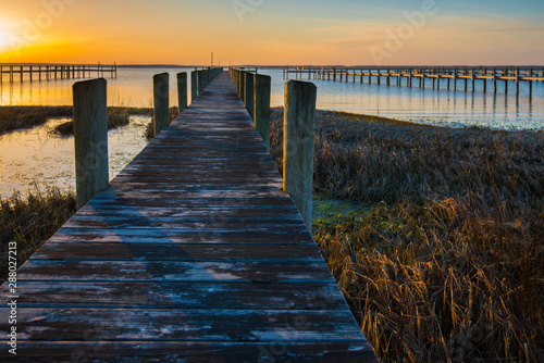 Magic Hour On The Dock