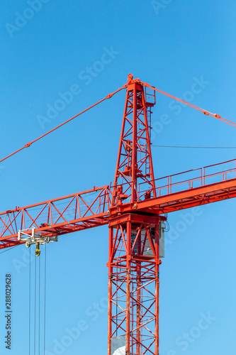 Crane on a construction site