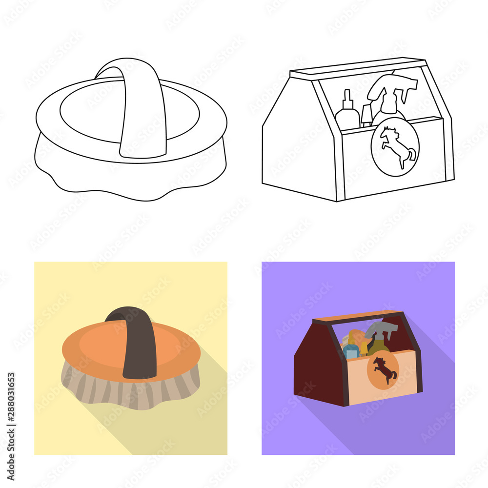 Isolated object of equipment and riding sign. Collection of equipment and competition stock symbol for web. Isolated object of equipment and riding sign. Collection of equipment and competition stock symbol for web.