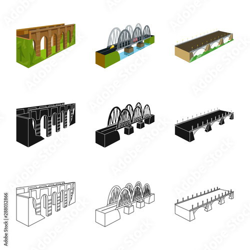 Vector illustration of connection and design icon. Collection of connection and side stock vector illustration.