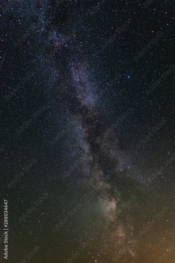 Fototapeta premium Milky way in the summer starry sky