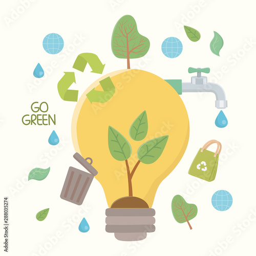 Light bulb and save energy design