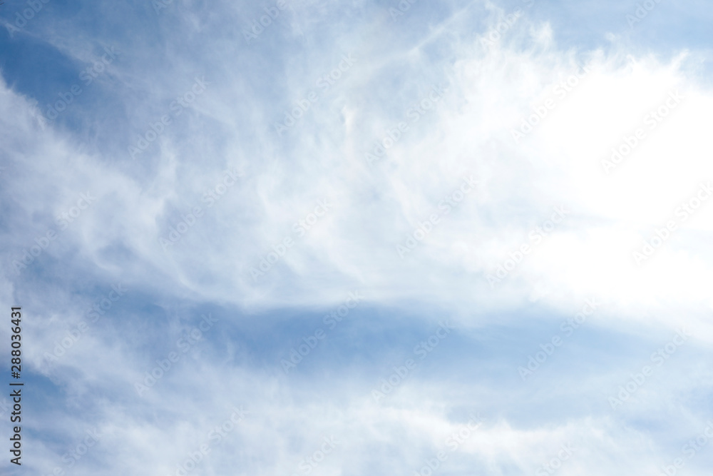 blue sky with white clouds, sunny day with fluffy clouds for a beautiful backdrop blue sky with white clouds, sunny day with fluffy clouds for a beautiful backdrop