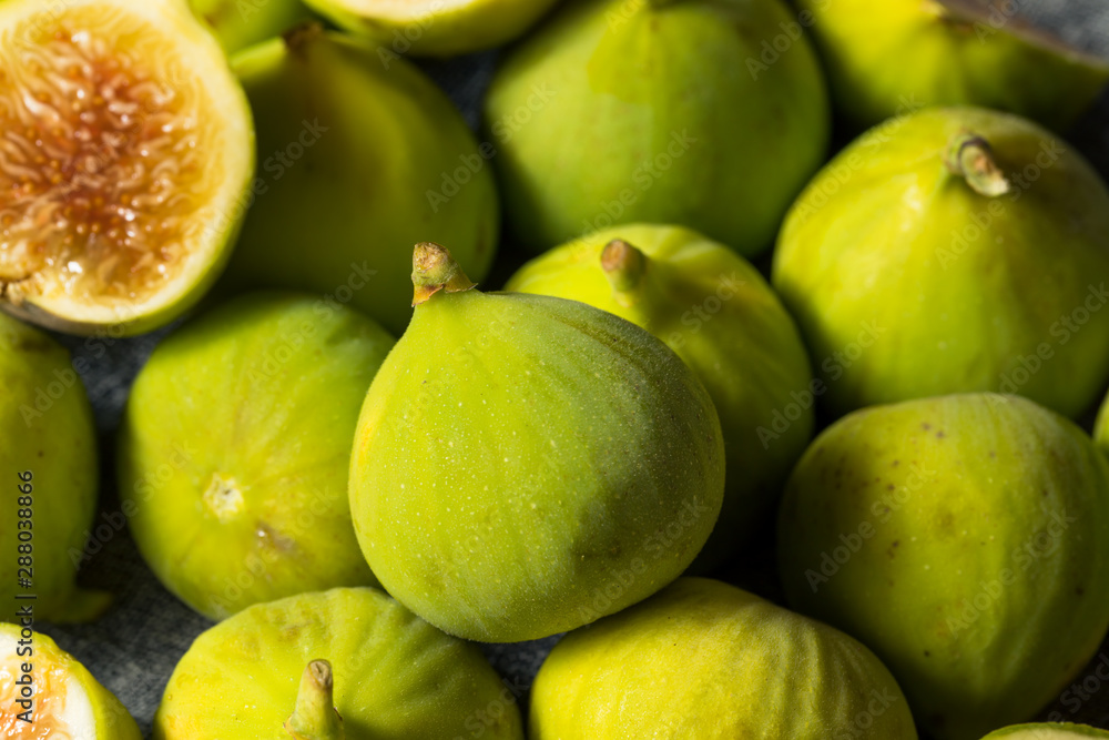 Raw Green Organic Figs