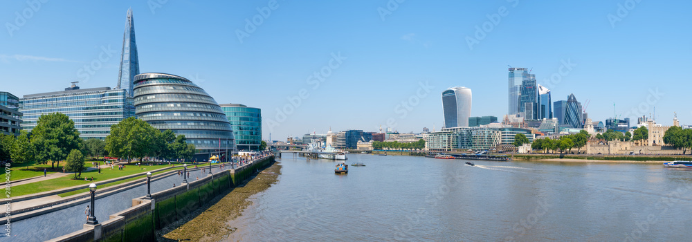 Fototapeta Panoramiczny widok Londynu w wysokiej rozdzielczości