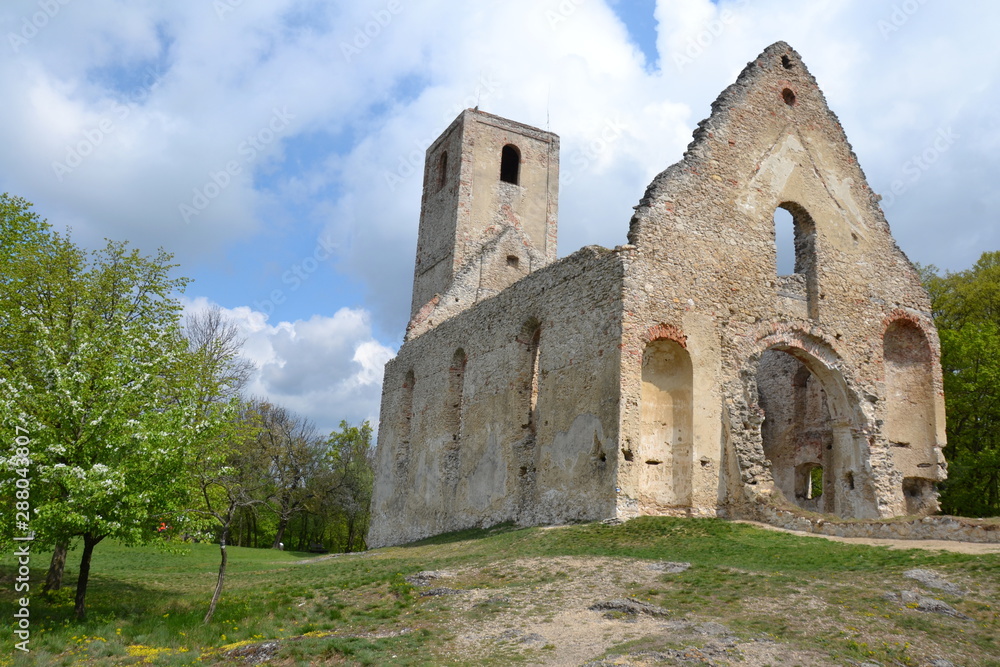 Ruins of St. Catherine’s Church near Dechtice, Slovakia
