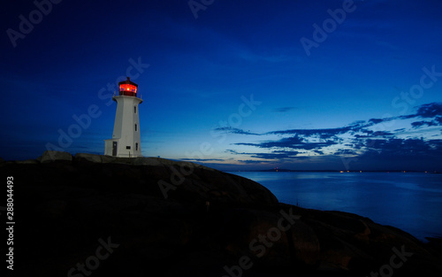 Maritime Lighthouse At Sunset
