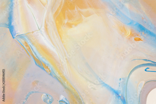 Acrylic pouring abstract background © dream@do