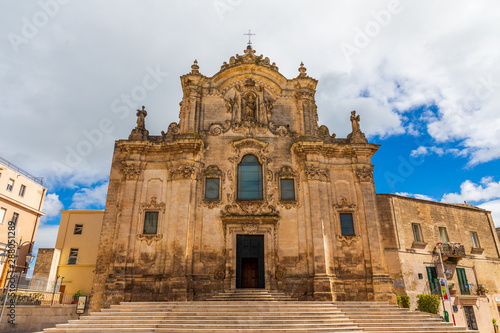 Italy, Basilicata, Province of Matera, Matera. Church of Saint Francis of Assisi.