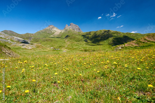 Col du Portalet. Border between Spain and France