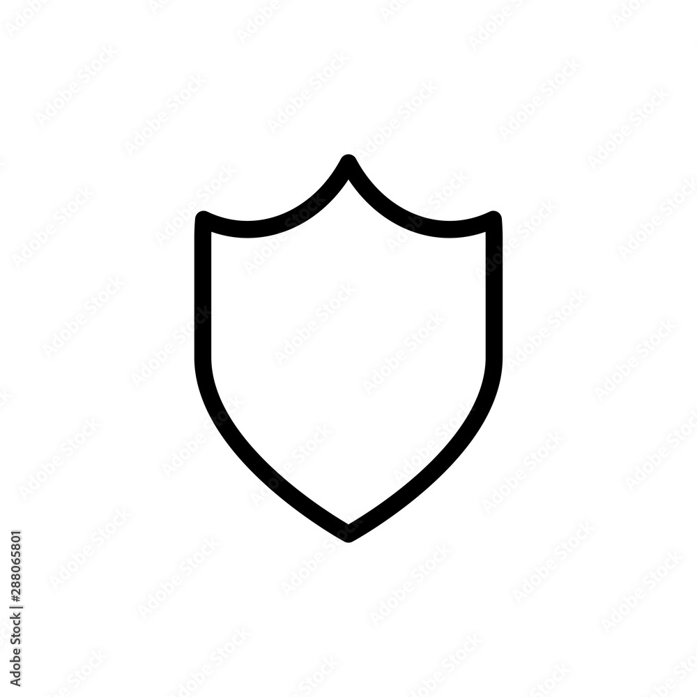 Shield icon trendy