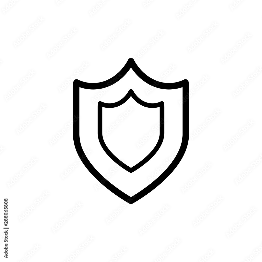 Shield icon trendy Shield icon trendy