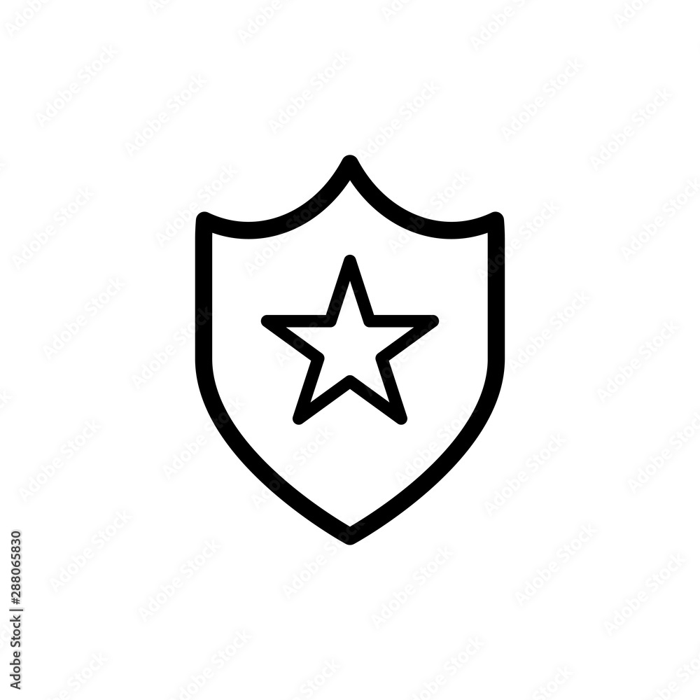 Shield icon trendy Shield icon trendy